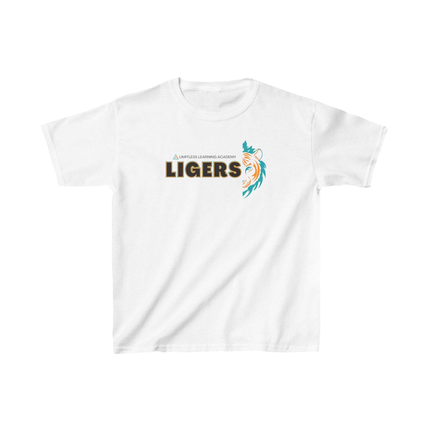 Kids T-Shirt, School Spirit Tee with Ligers, Limitless Learning Academy Shirt. Back to School, Spirit Day, School Pride Shirt, Team Mascot