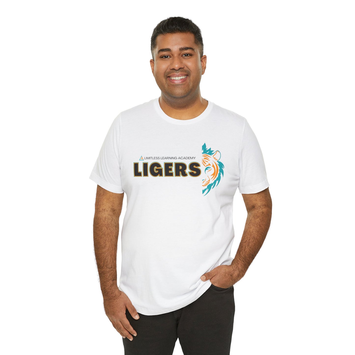 Adult LLA Liger , School Spirit Tee with Ligers, Limitless Learning Academy Shirt. Back to School, Spirit Day, School Pride Shirt, Team Mascot