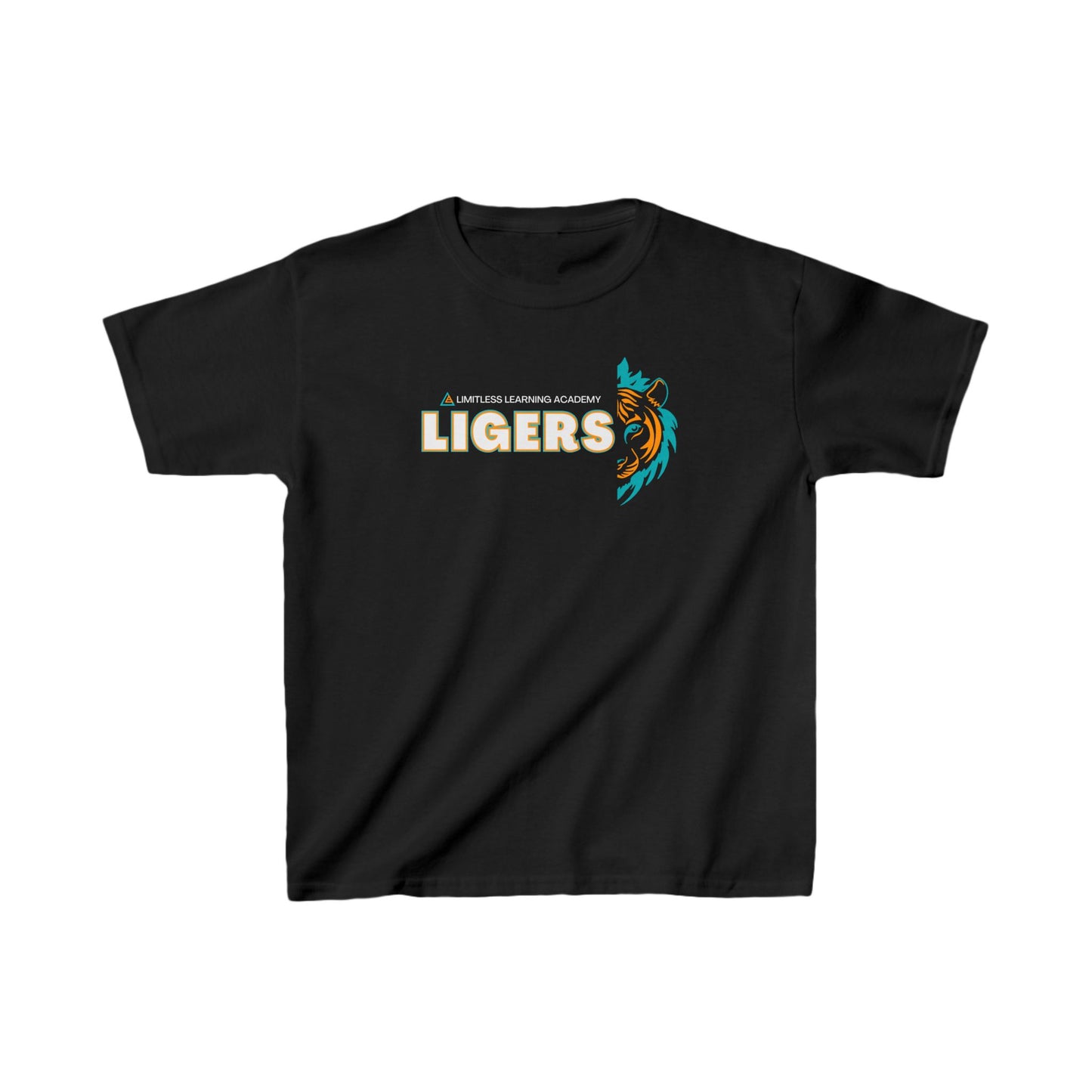 Kids T-Shirt, School Spirit Tee with Ligers, Limitless Learning Academy Shirt. Back to School, Spirit Day, School Pride Shirt, Team Mascot