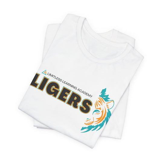 Adult LLA Liger , School Spirit Tee with Ligers, Limitless Learning Academy Shirt. Back to School, Spirit Day, School Pride Shirt, Team Mascot